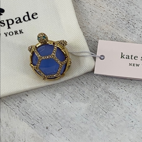 Kate Spade "Paradise Found" Turtle Ring New - Picture 5 of 9